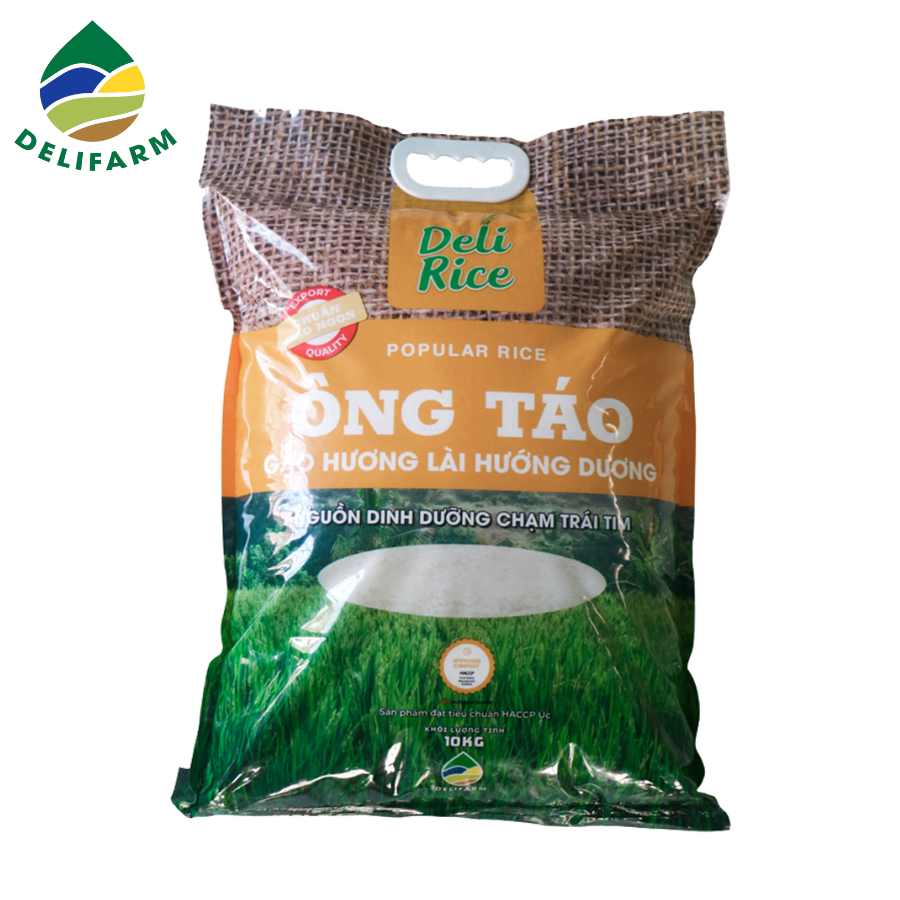 Gạo Ông Táo Hương Lài Hướng Dương Túi 10kg