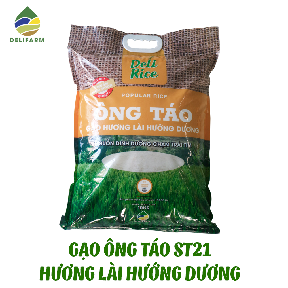 Gạo Ông Táo - Hương Lài Hướng Dương - Túi 10kg